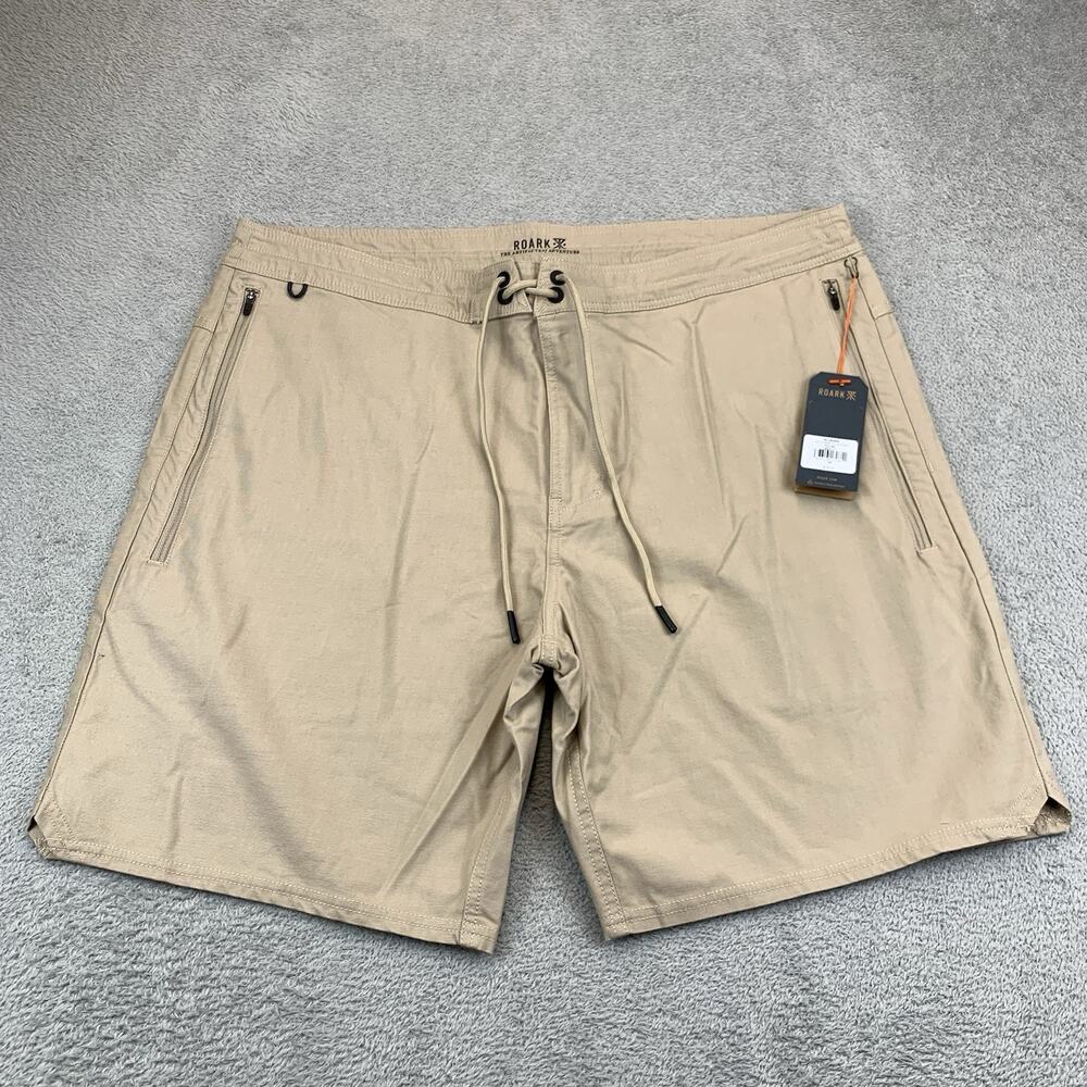 Roark Layover Trail Travel Utility Shorts Mens 38 Packable Hiking Outdoors $75
